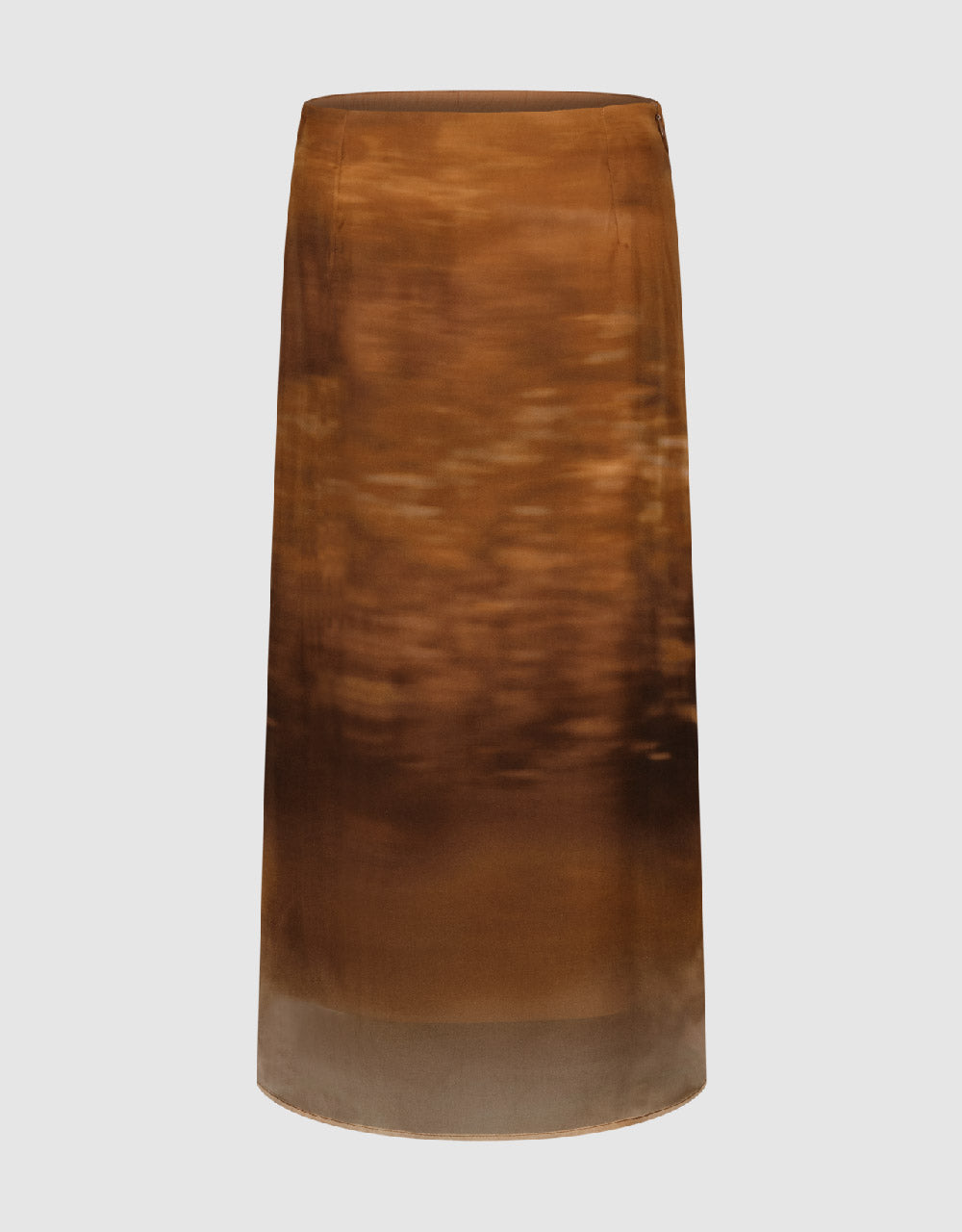 Printed Midi Straight Skirt