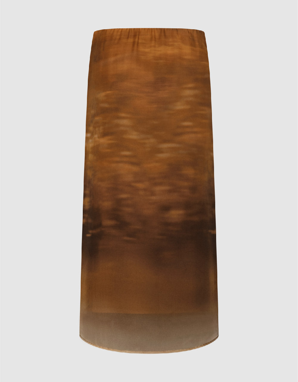 Printed Midi Straight Skirt