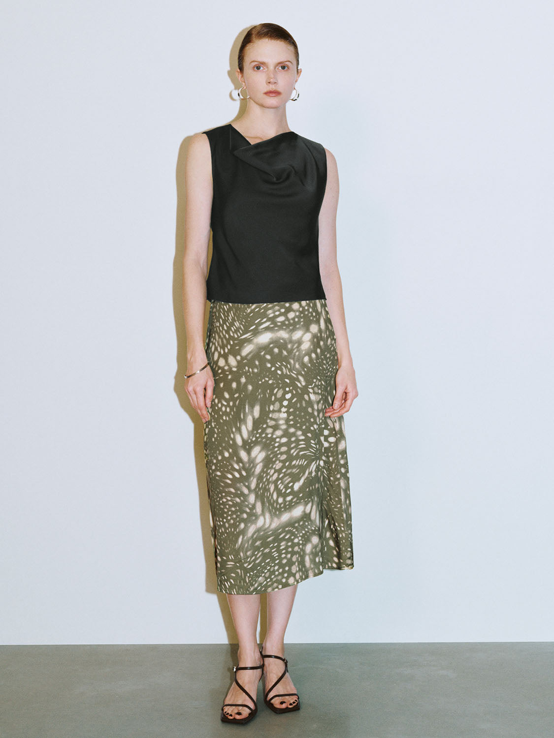 Midi A-Line Skirts