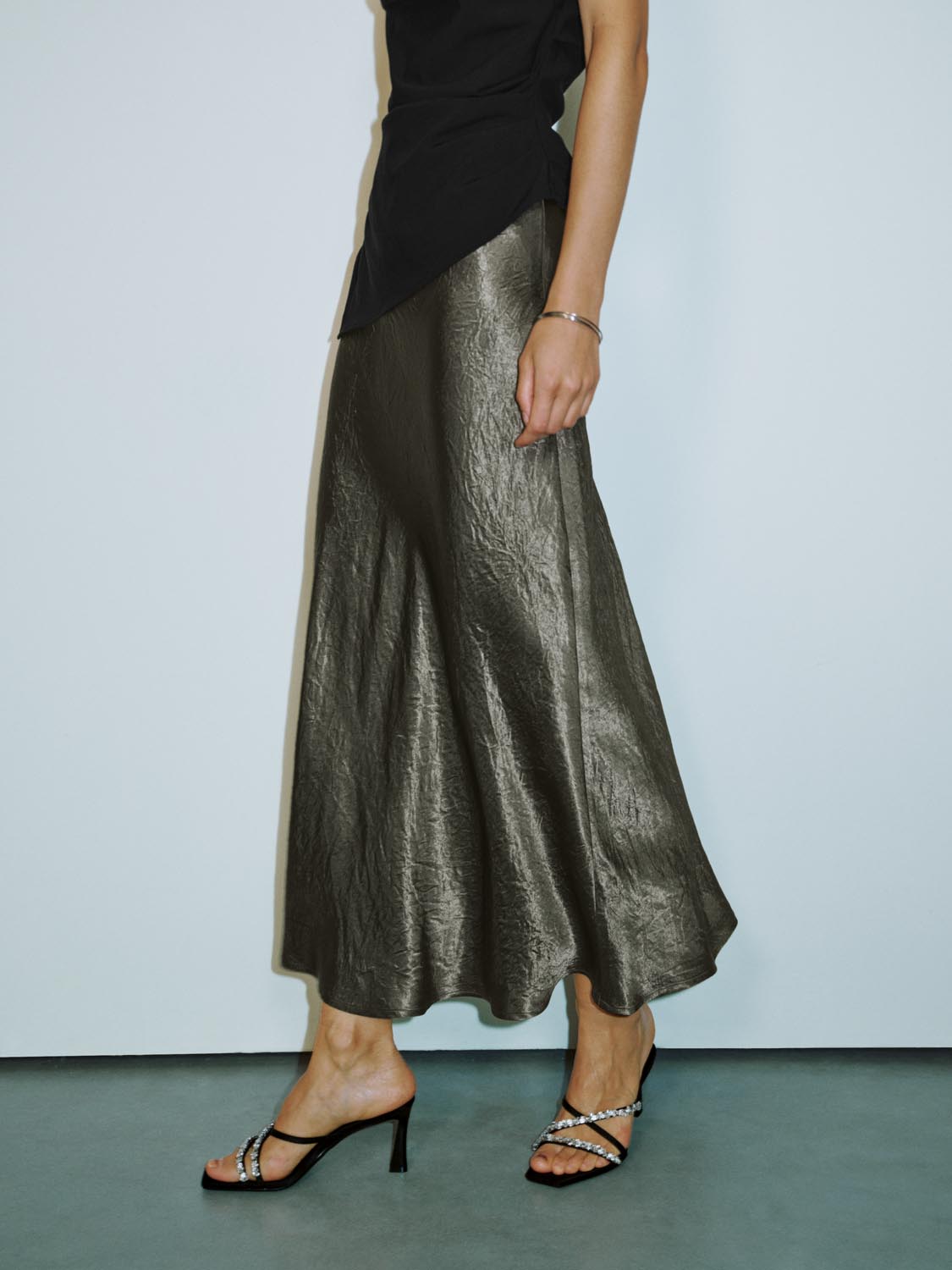 Slip Straight Maxi Skirts