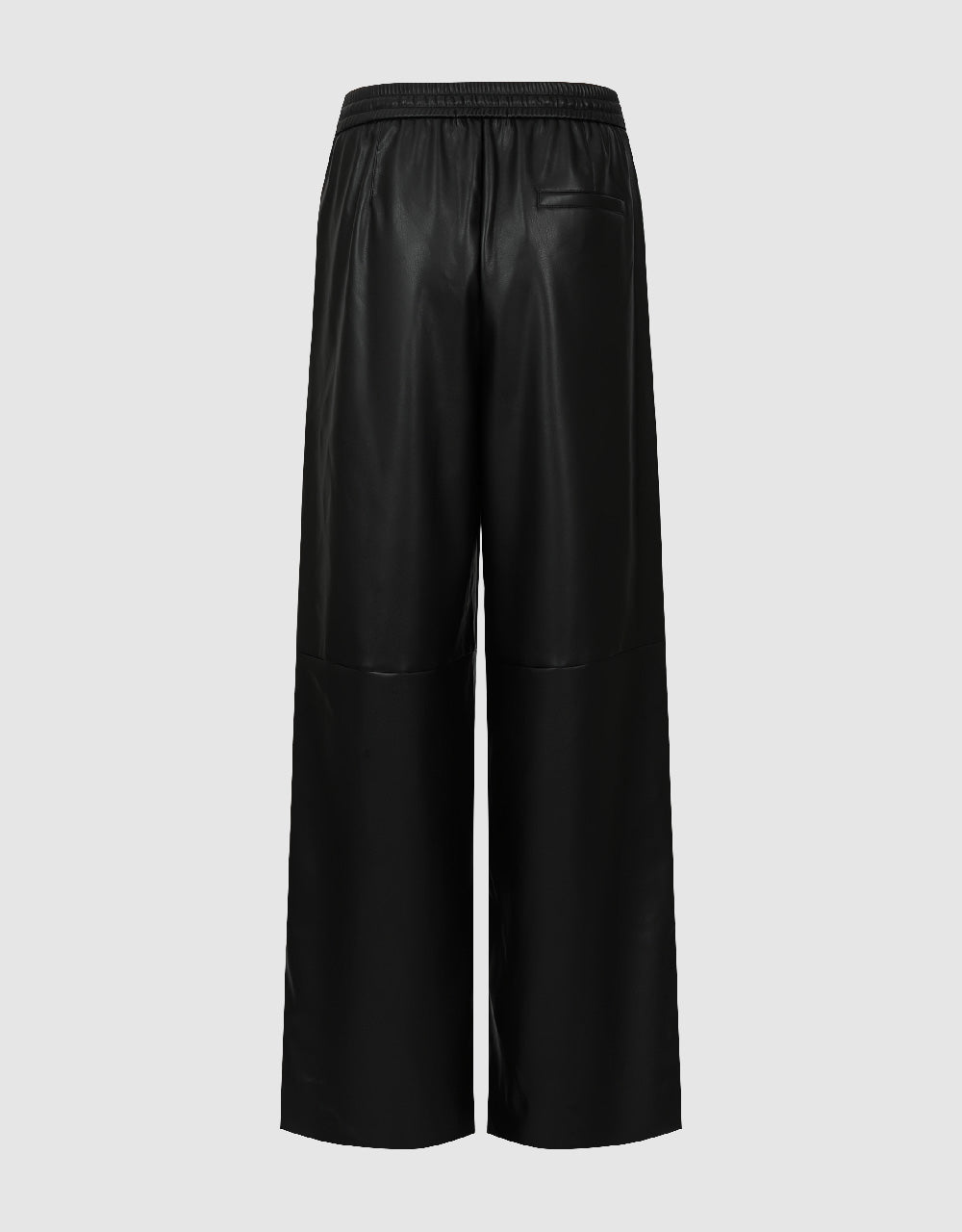 Drawstring Waist Wide-Leg Pants