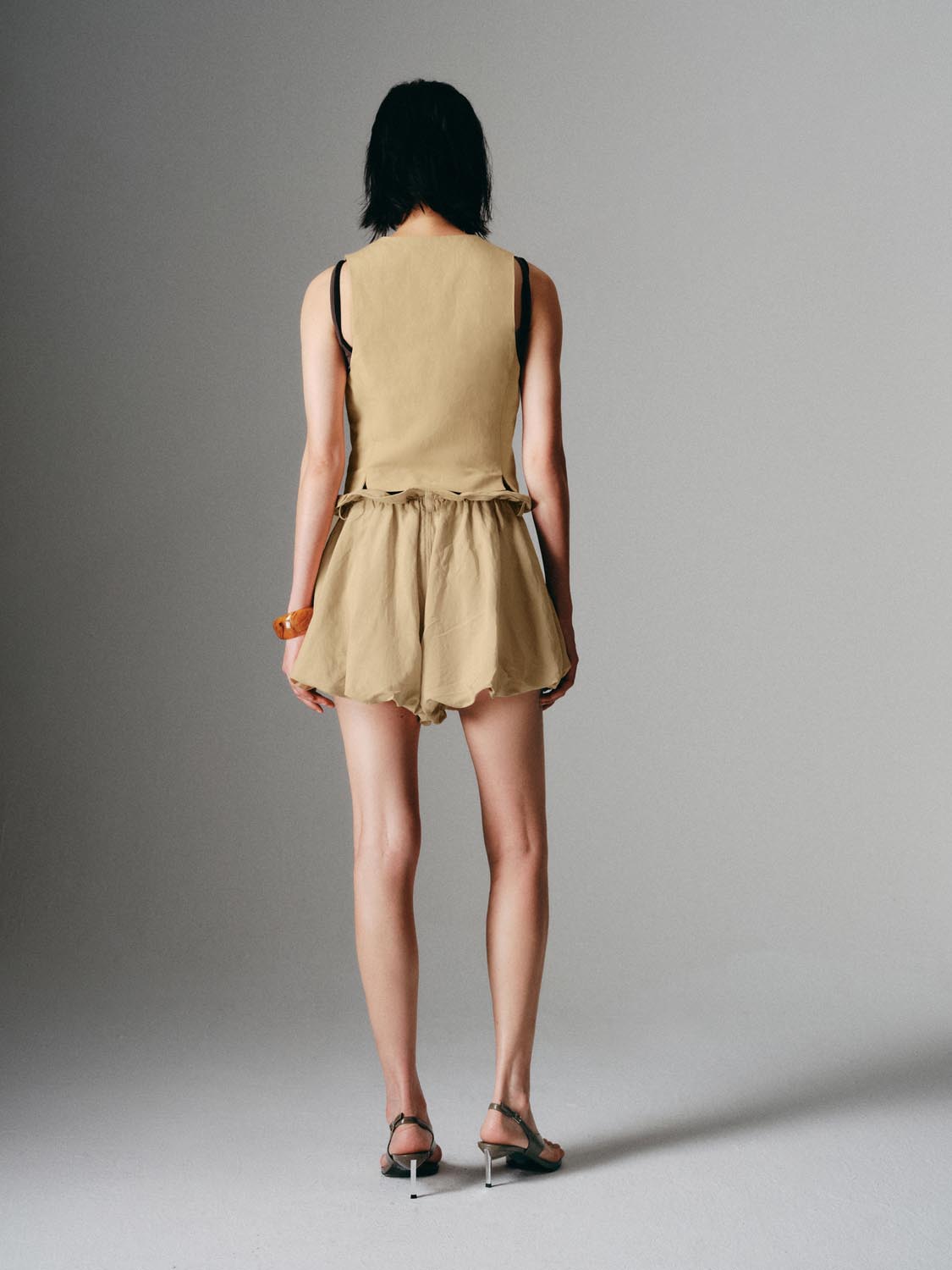 Ruffle Balloon Shorts