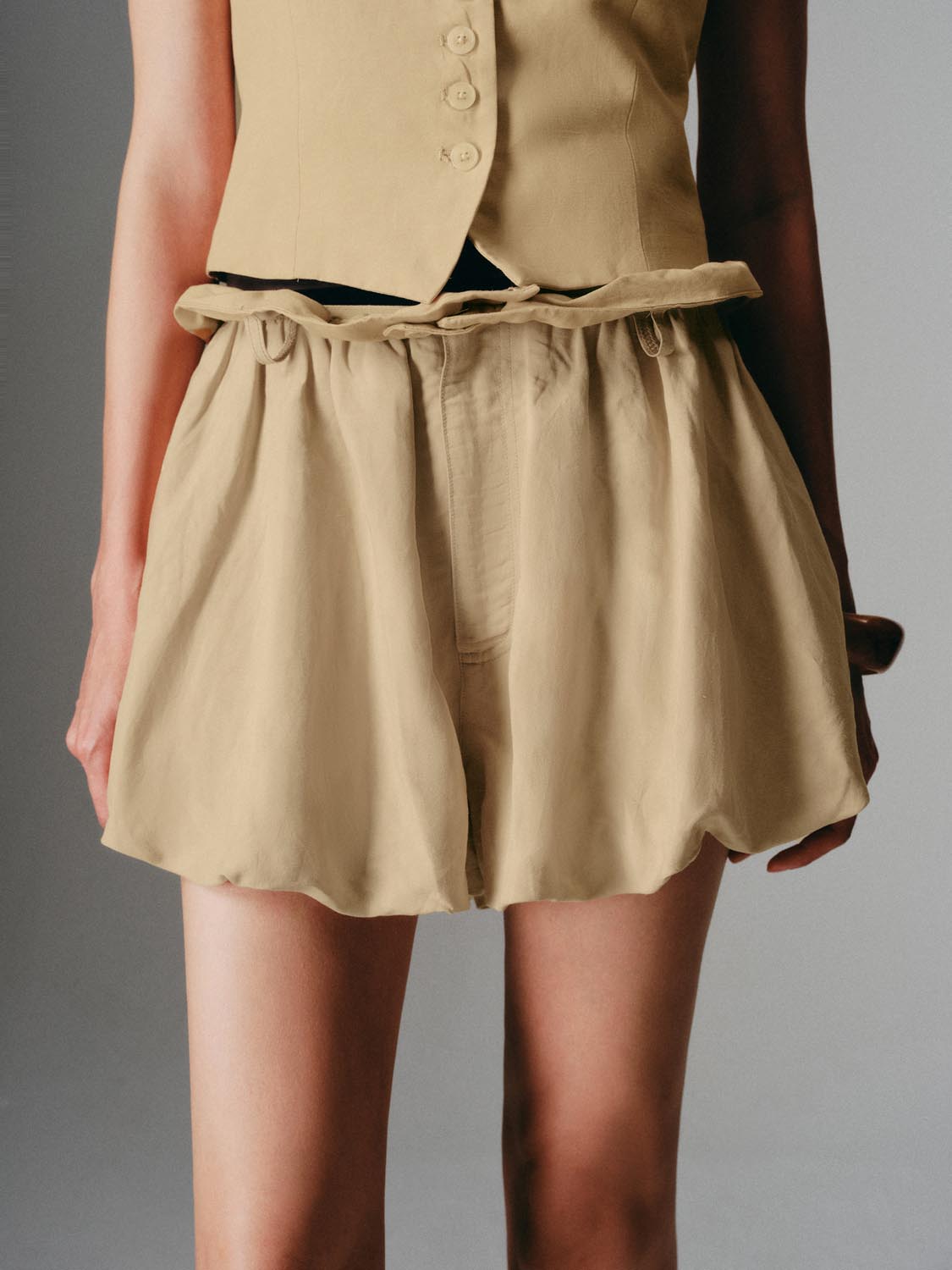 Ruffle Balloon Shorts