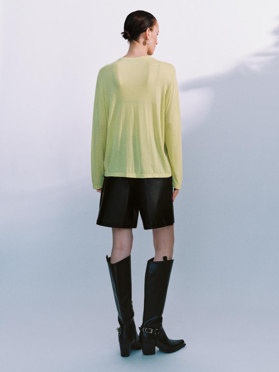 Vegan Leather Shorts