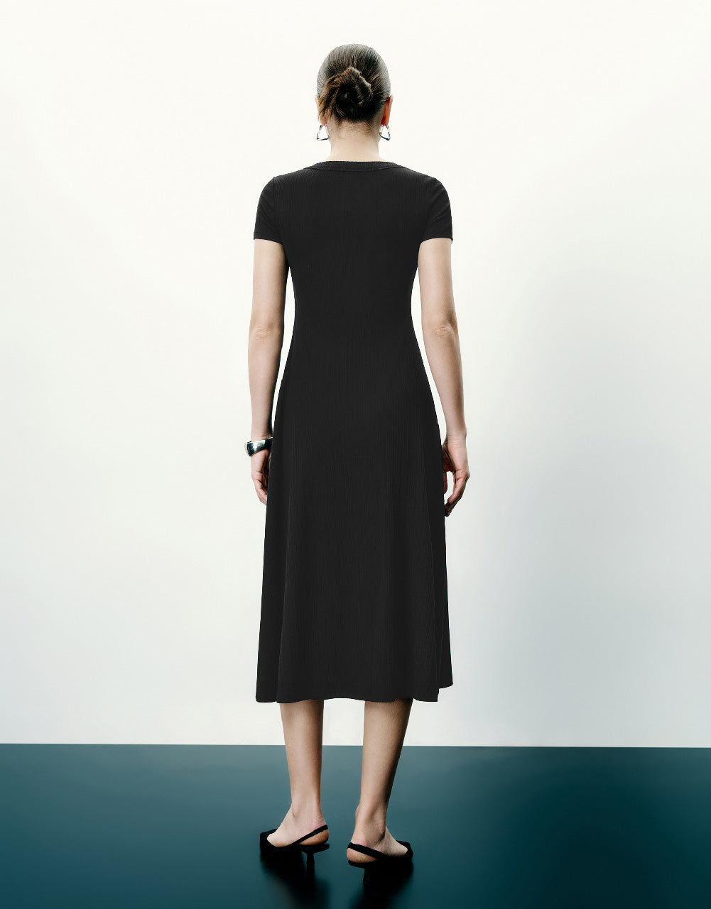 Crew Neck A-Line Dress