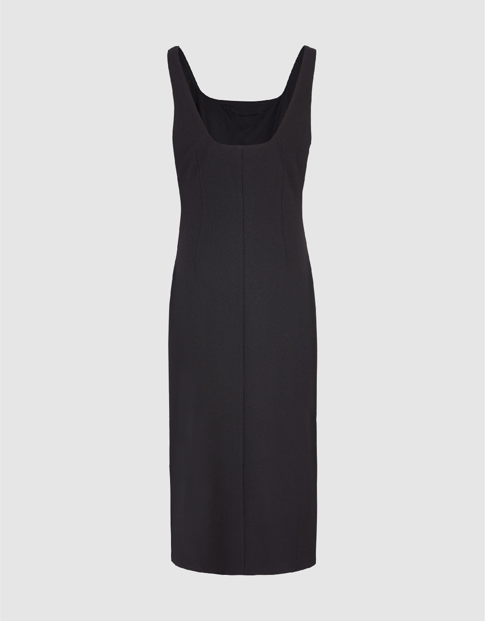 Ruched Sleeveless Straight Dress