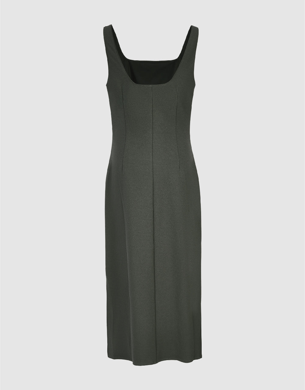Ruched Sleeveless Straight Dress