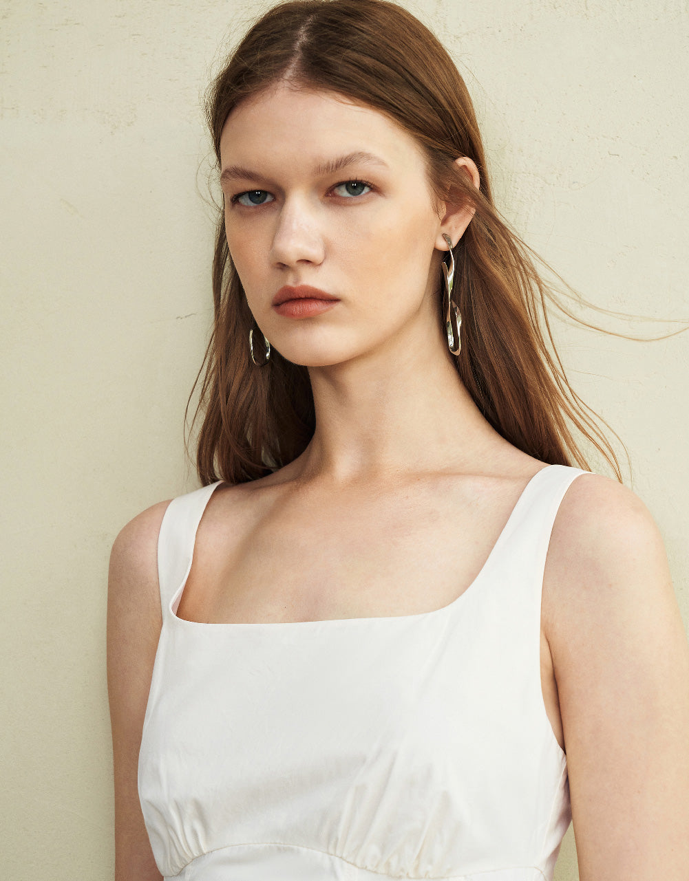 Sleeveless U Neck Skinny Dress