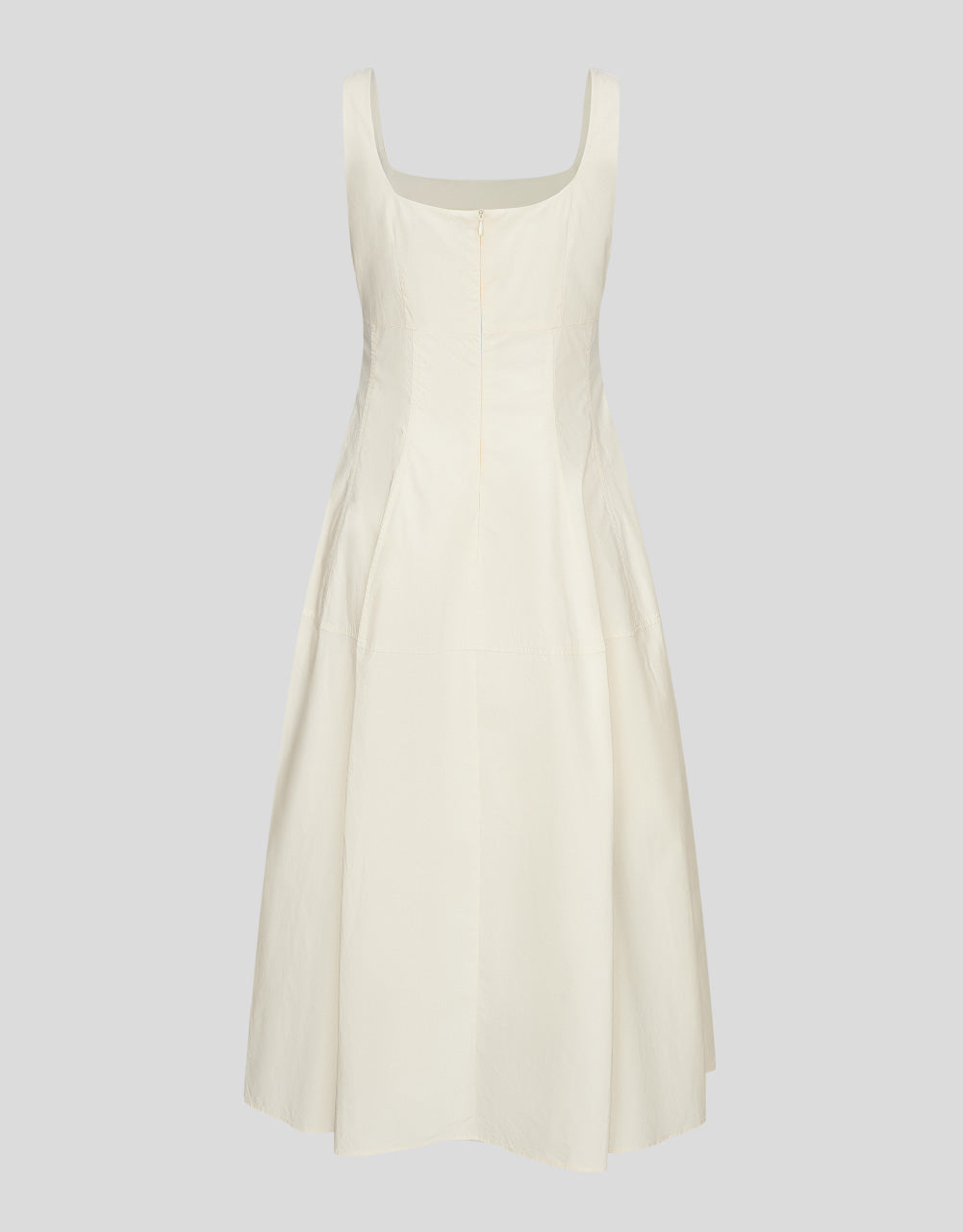 Sleeveless U Neck Skinny Dress