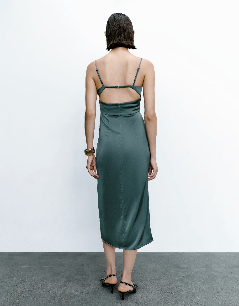 Ruched Skinny Cami Dress