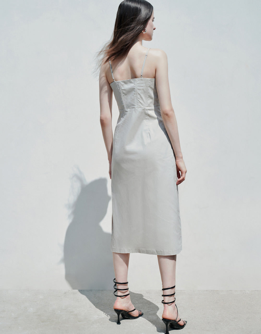 Sleeveless V-Neck Skater Dress