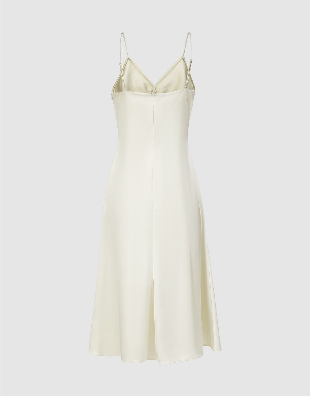 Twist Front V-Neck A-Line Cami Dress