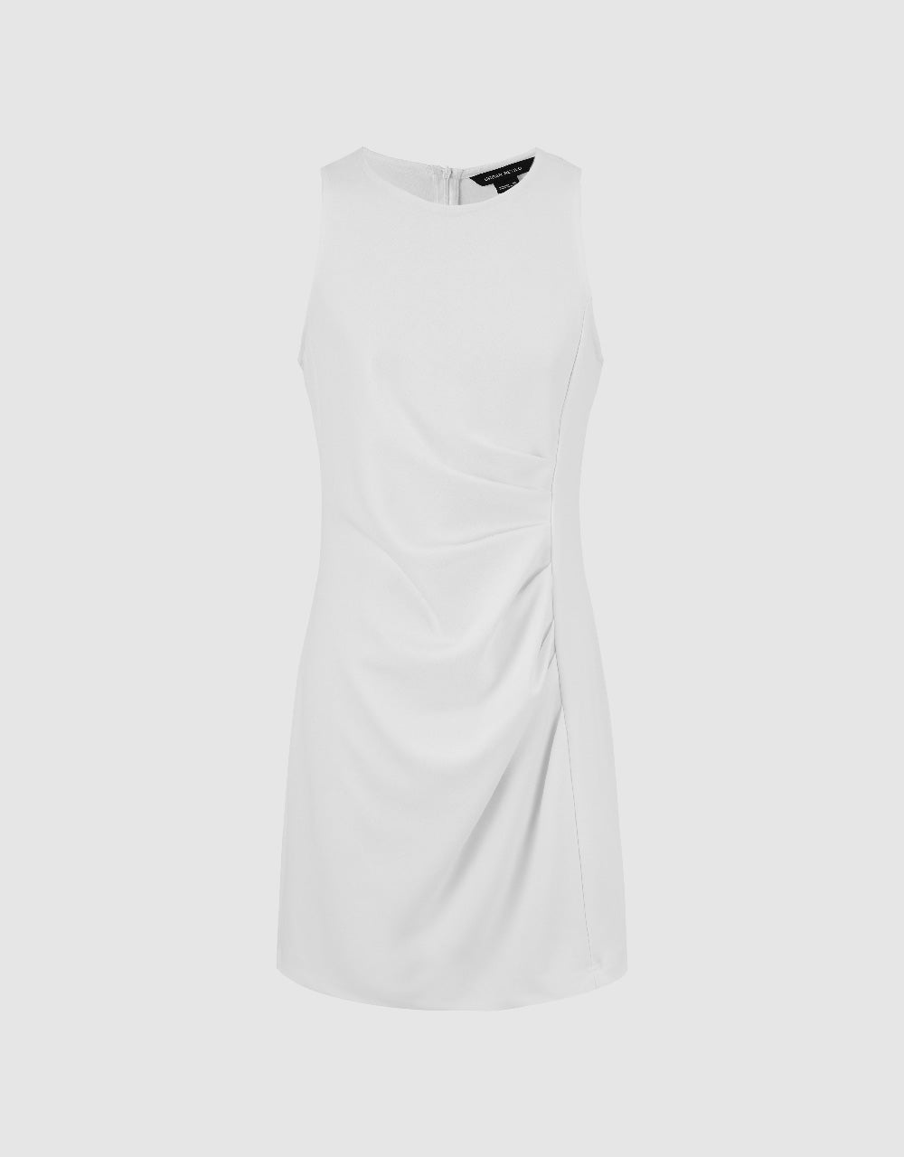 Sleeveless Crew Neck Straight Dress