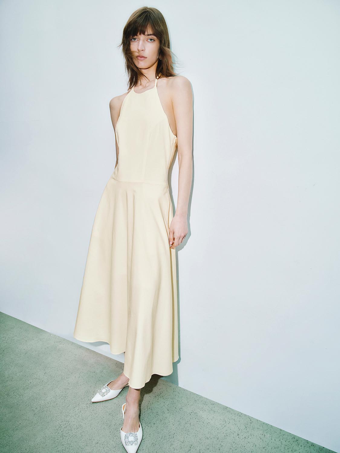 Halter Neck A-Line Dresses