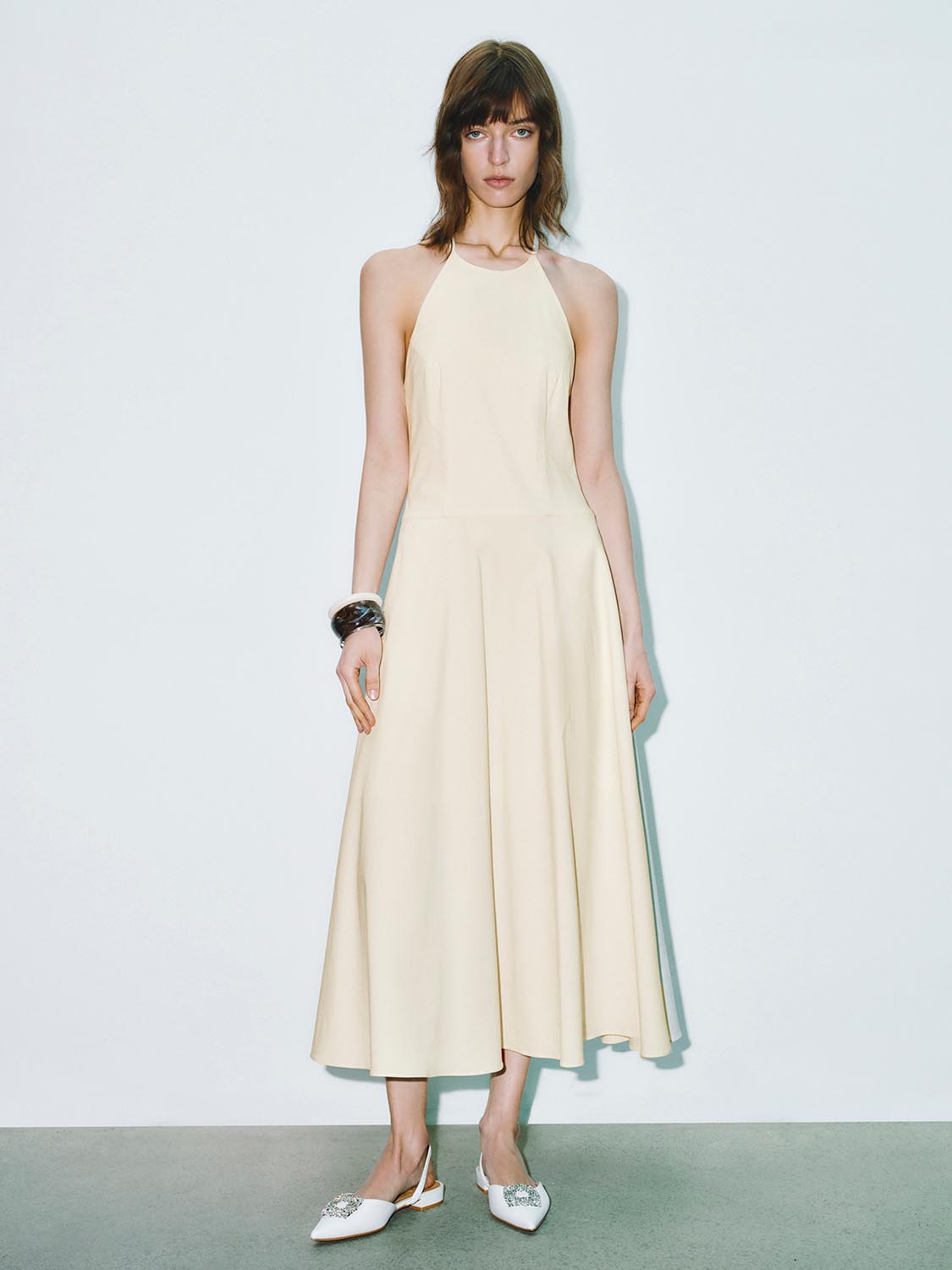 Halter Neck A-Line Dresses