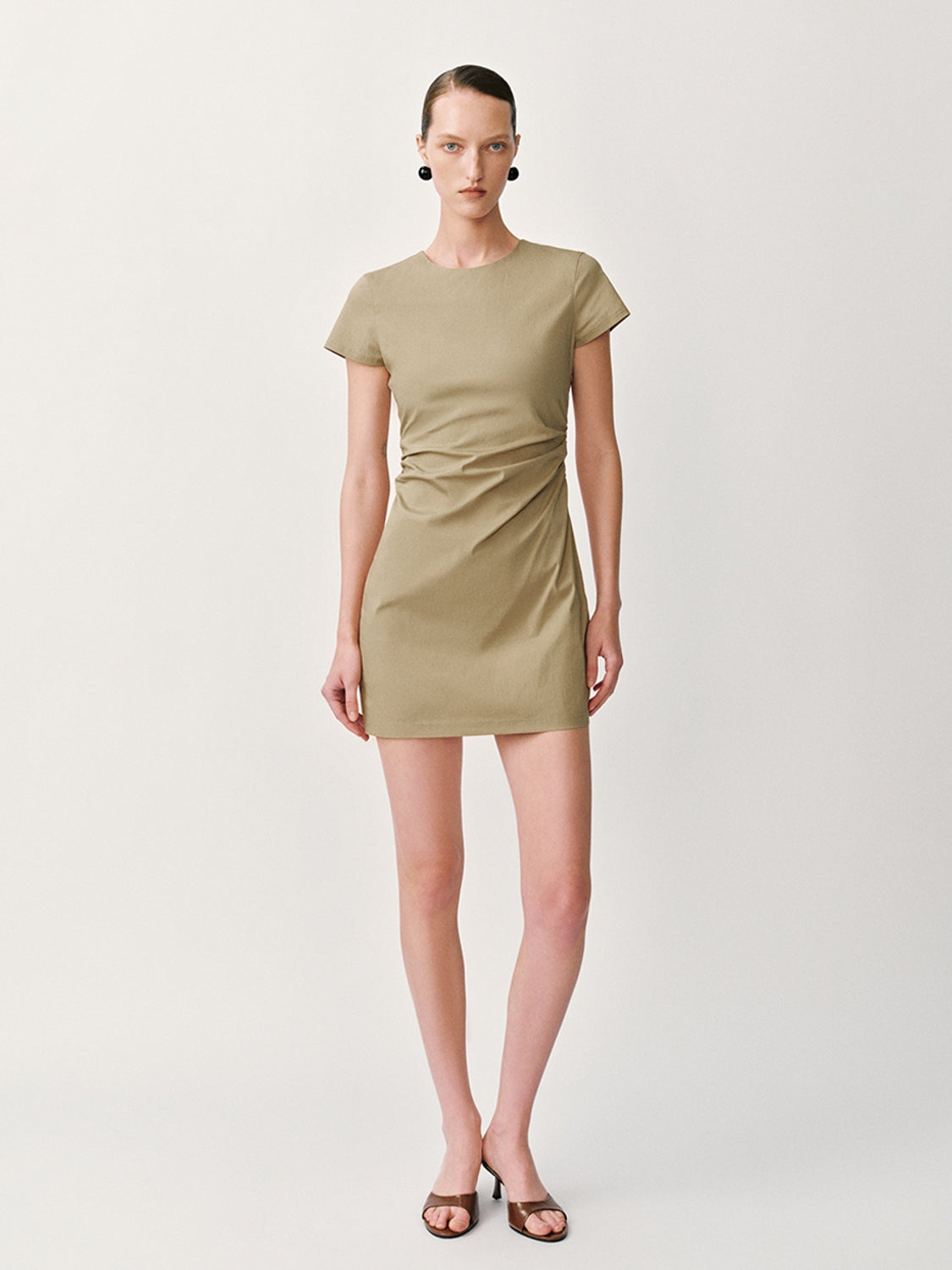 Short Sleeve A-Line Dresses