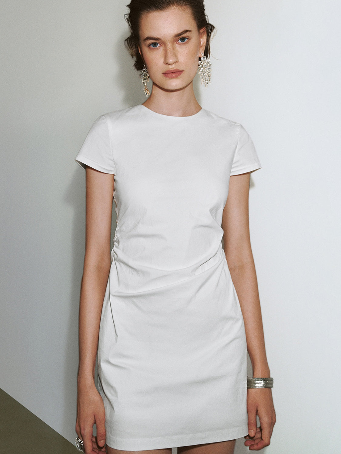 Short Sleeve A-Line Dresses