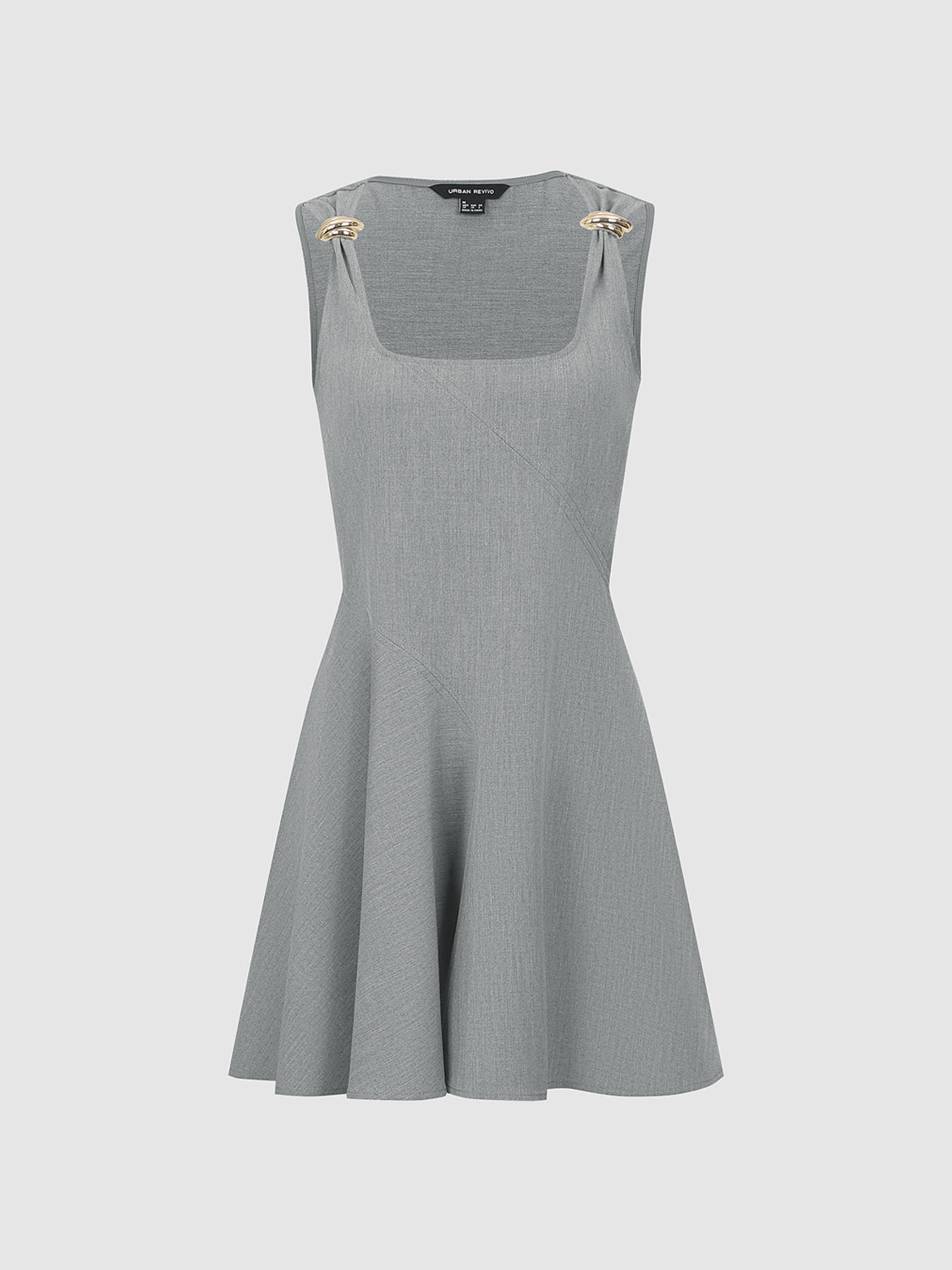 Metal Accent Mini Dresses