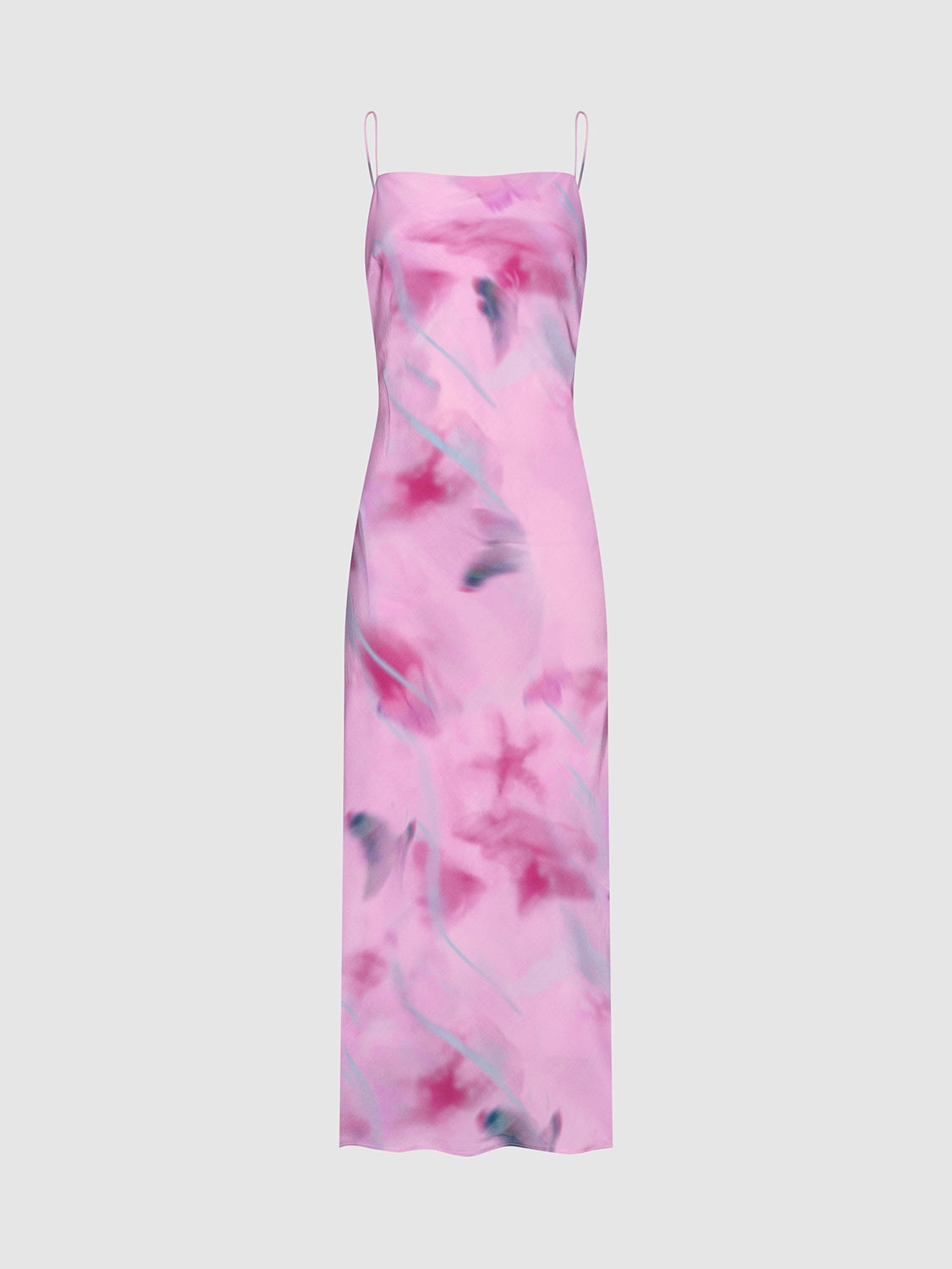 Skinny-Fit Floral Midi Dresses