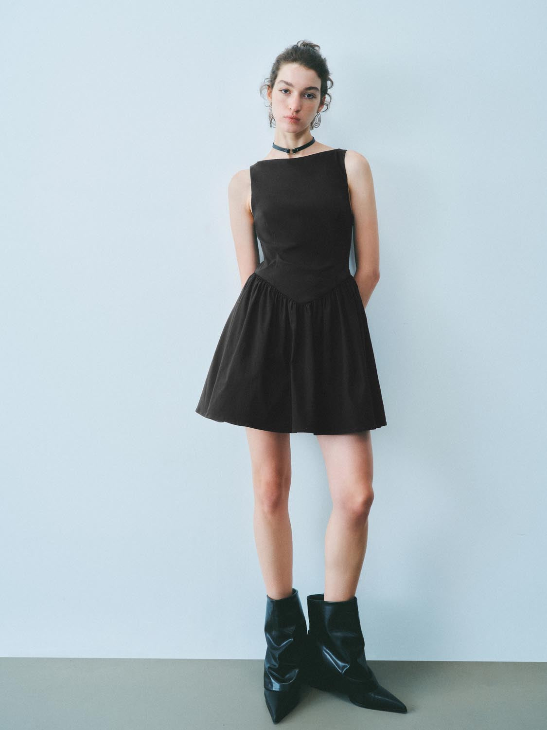Sleeveless A-Line Mini Dresses