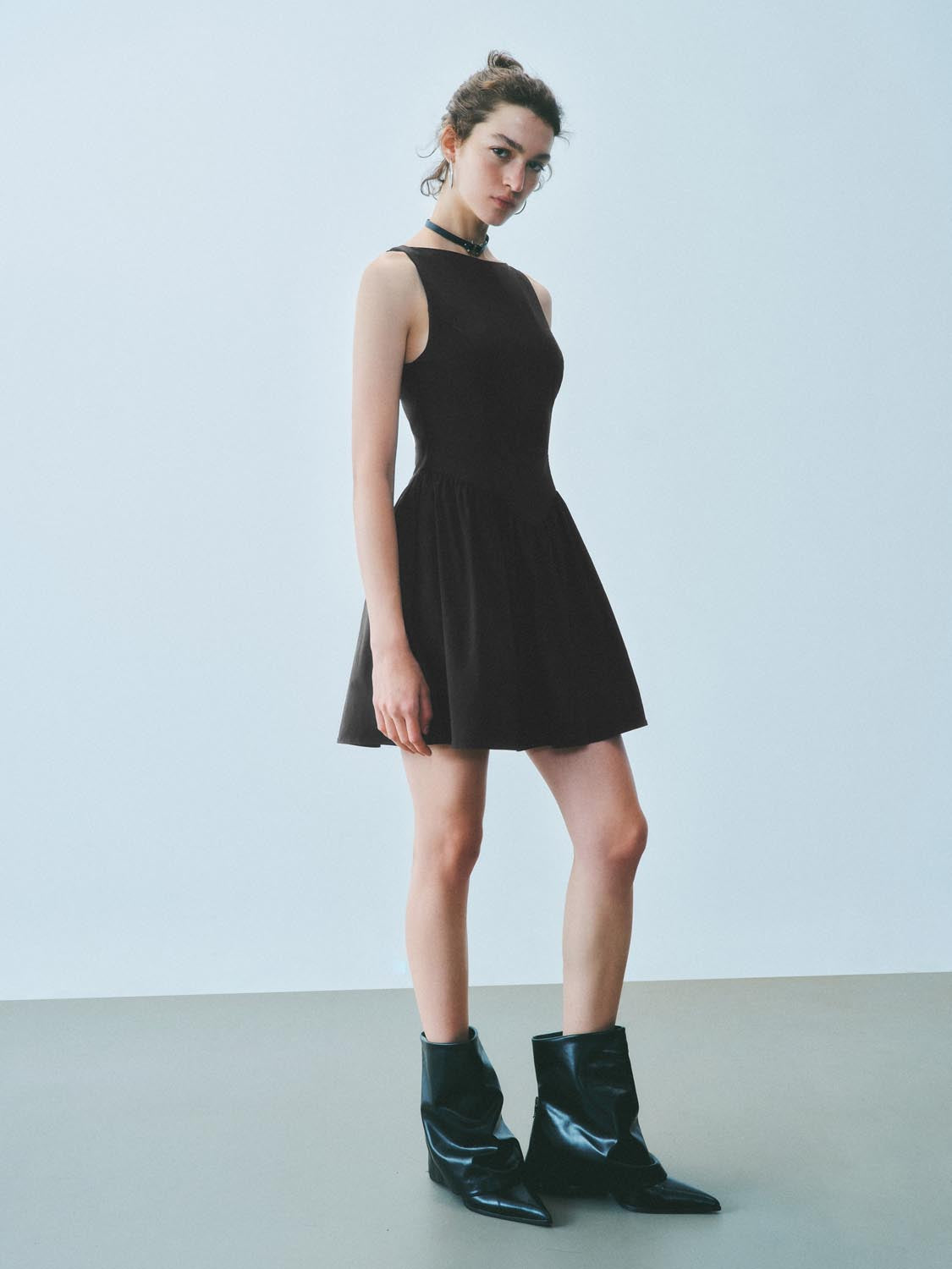 Sleeveless A-Line Mini Dresses