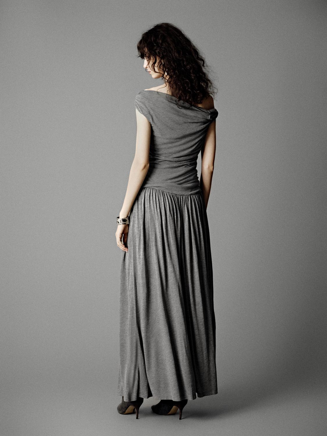 Ruched Sleeveless A-Line Midi Dresses