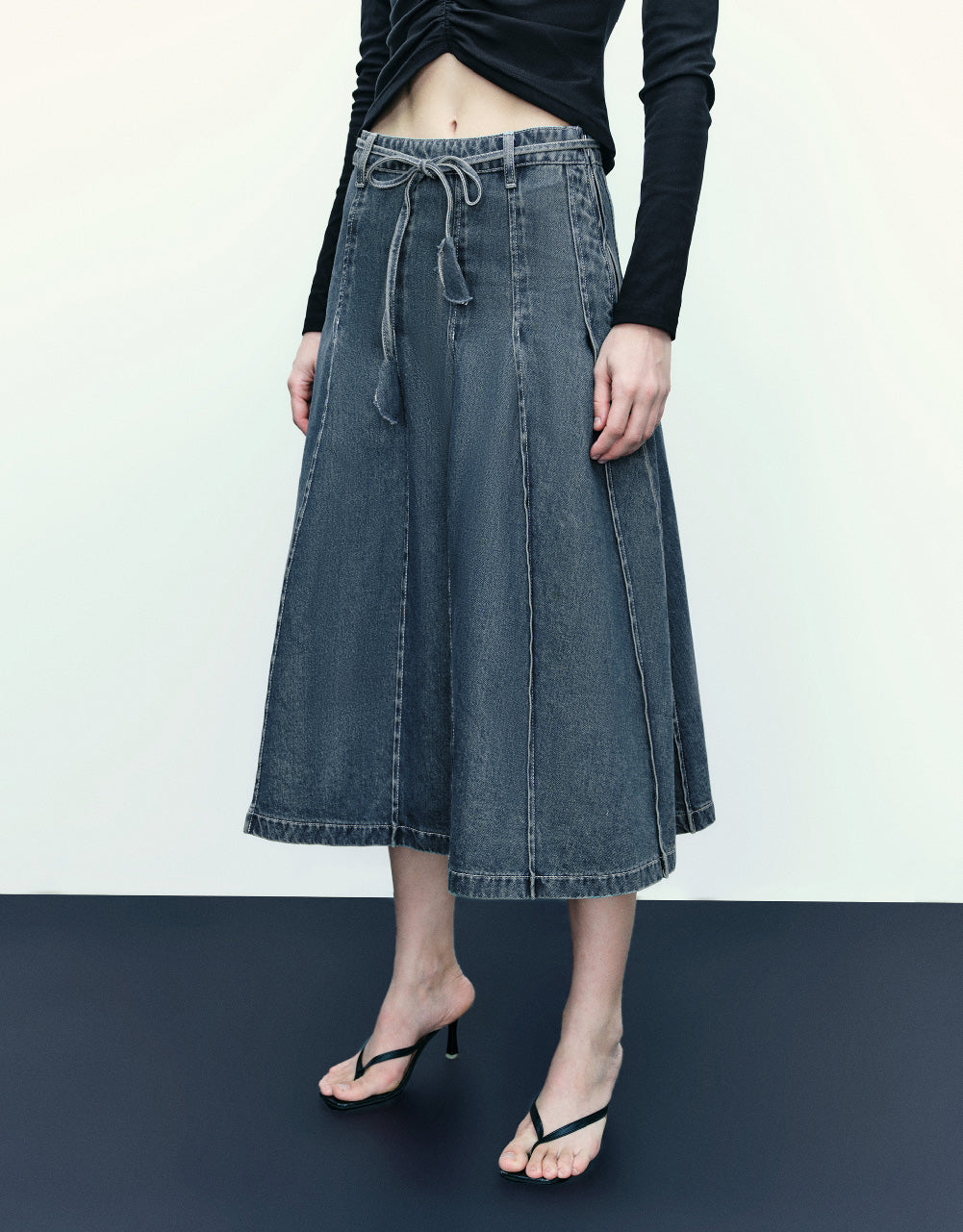 A-Line Denim Skirt
