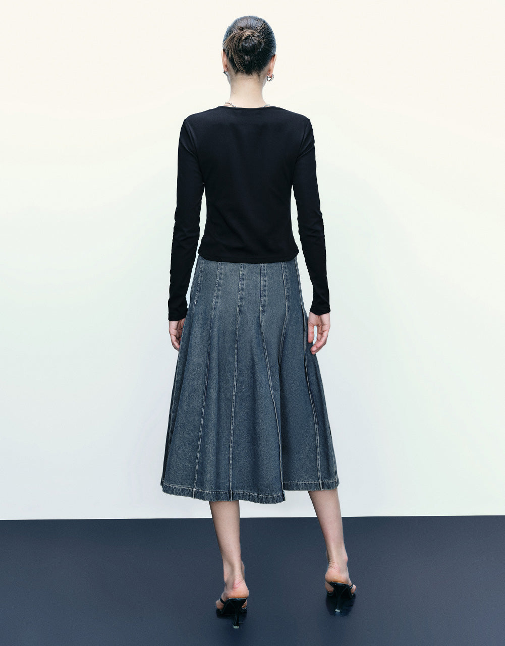 A-Line Denim Skirt