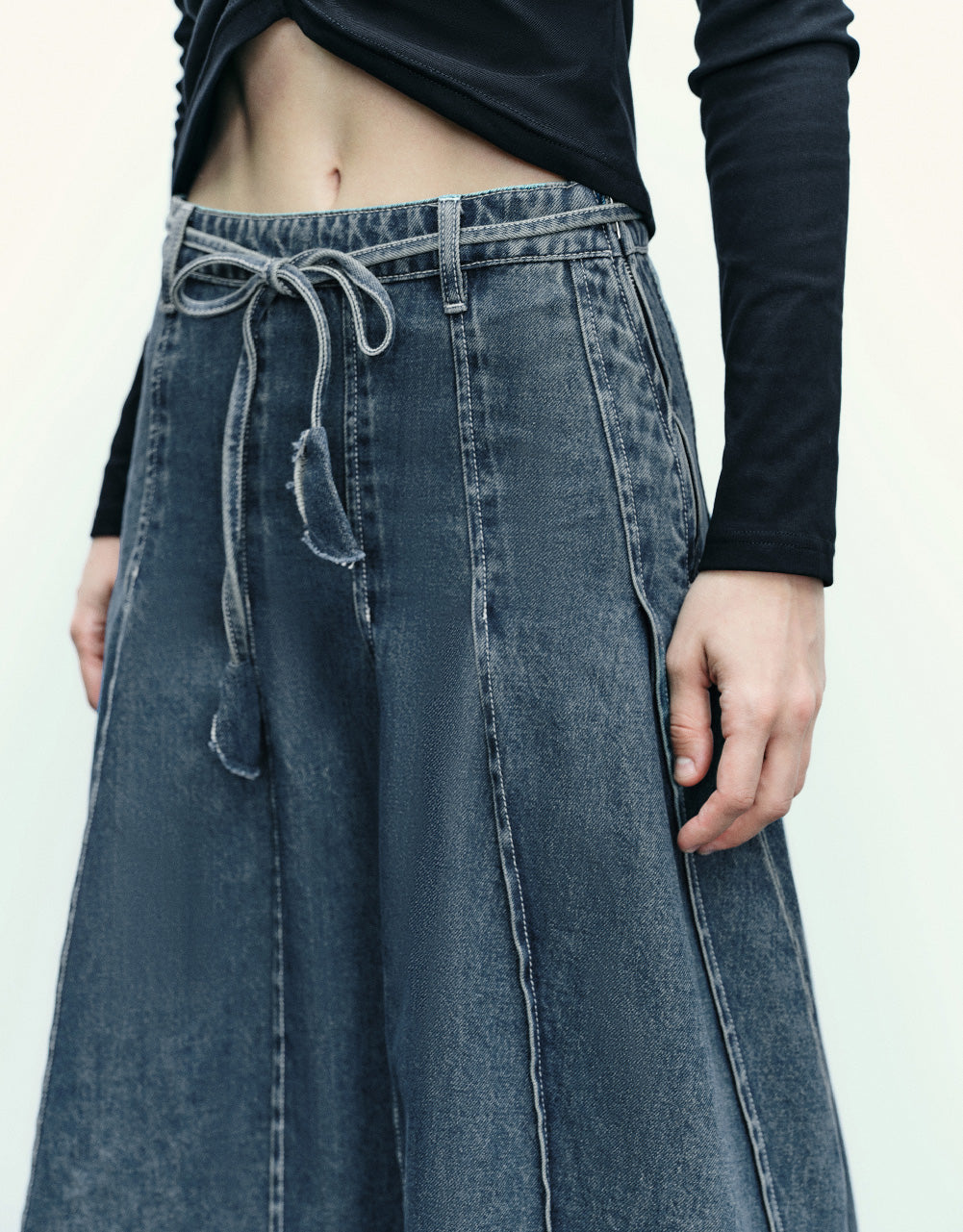A-Line Denim Skirt