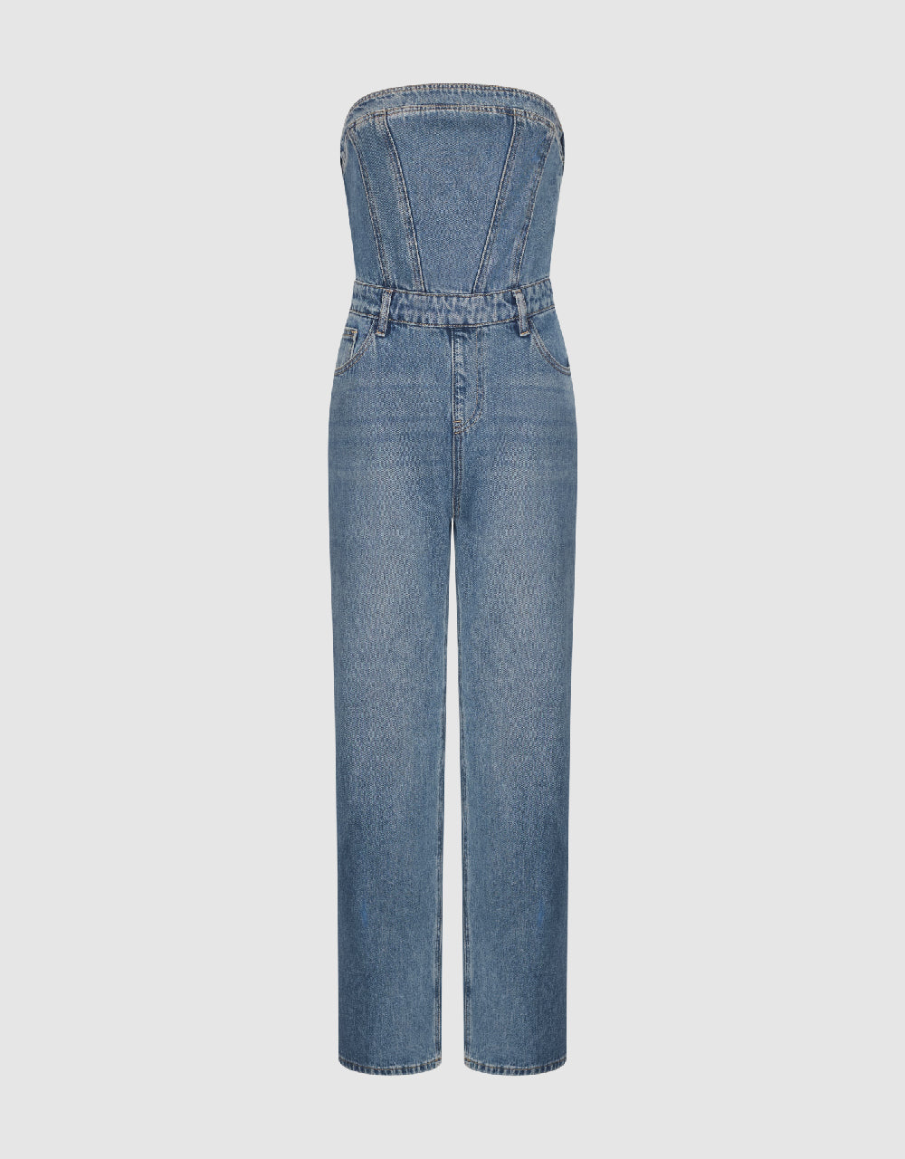OffShoulder Denim Jumpsuit Urban Revivo Thailand