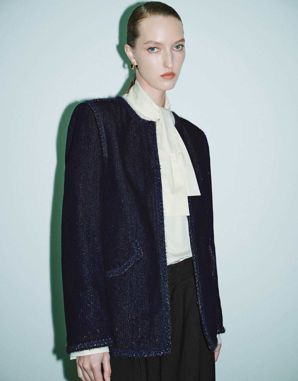 Raw Trim Denim Jacket