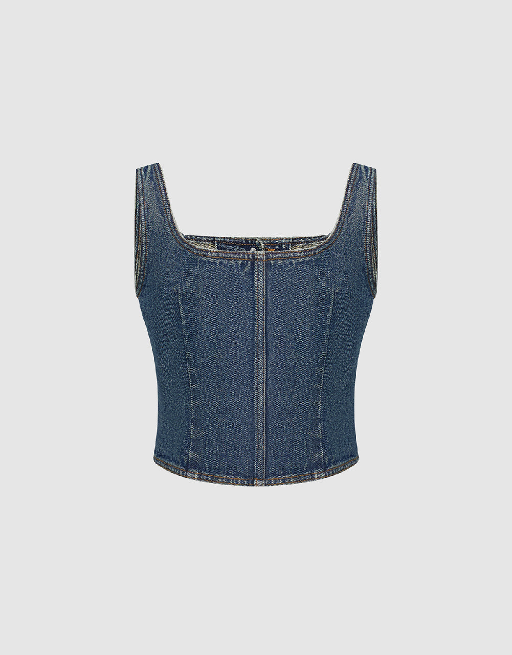 Sleeveless Denim Shirt