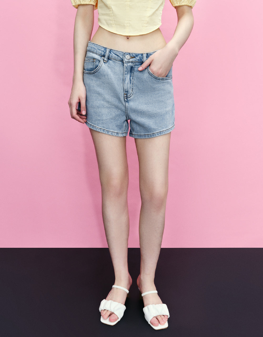 Glamor Denim Shorts