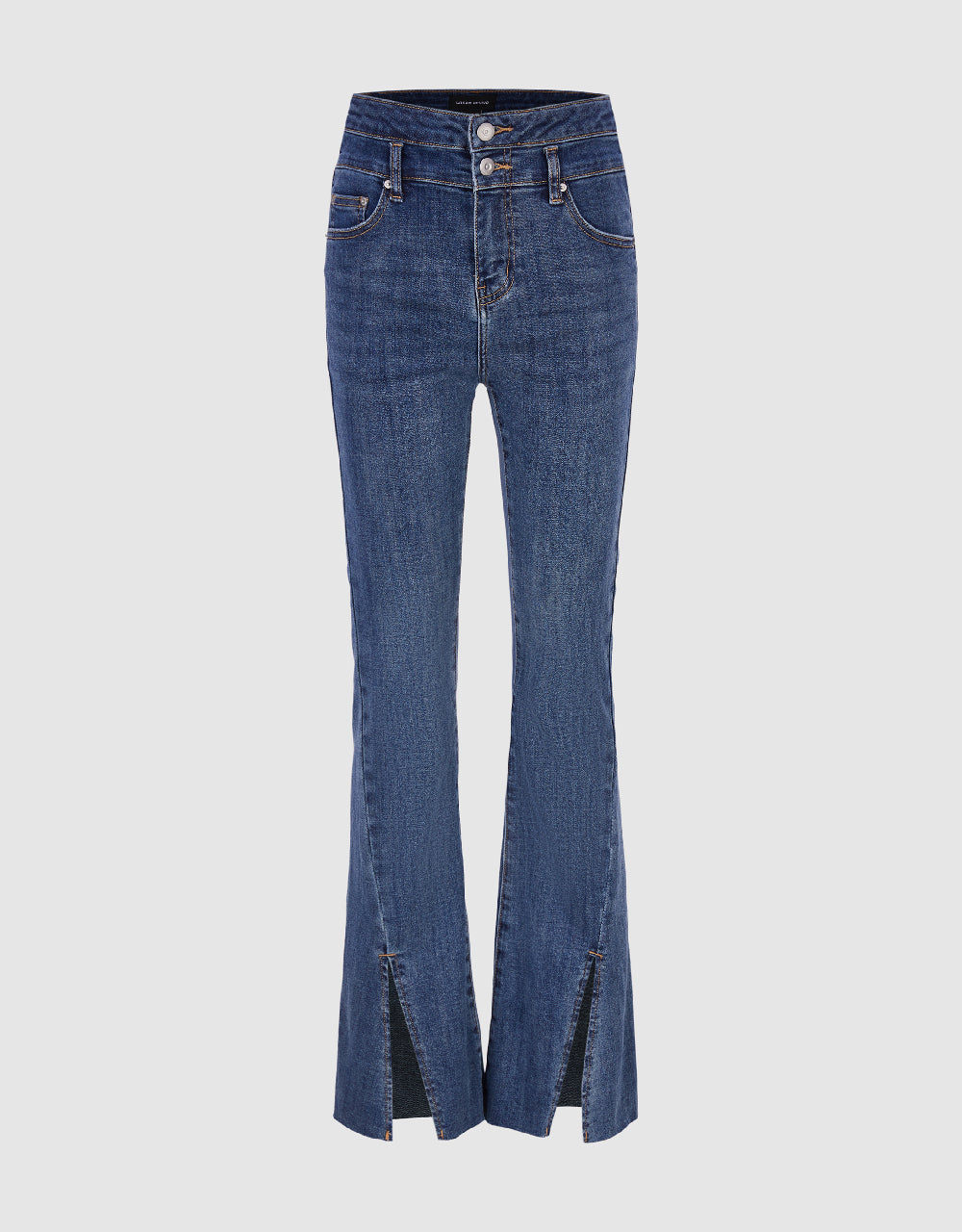 Split Hem Flare Jeans