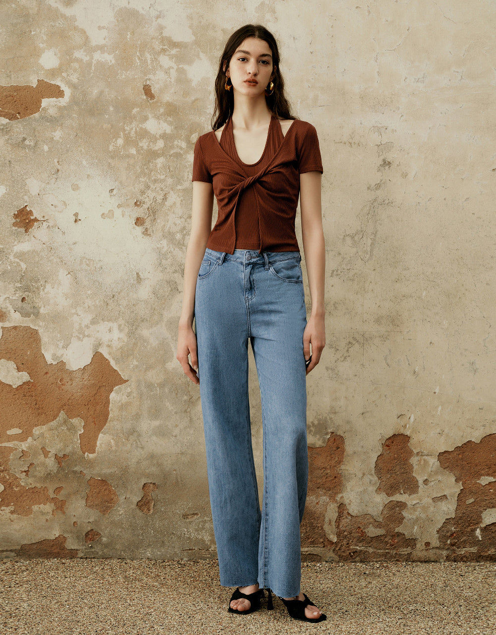Raw Hem Jeans
