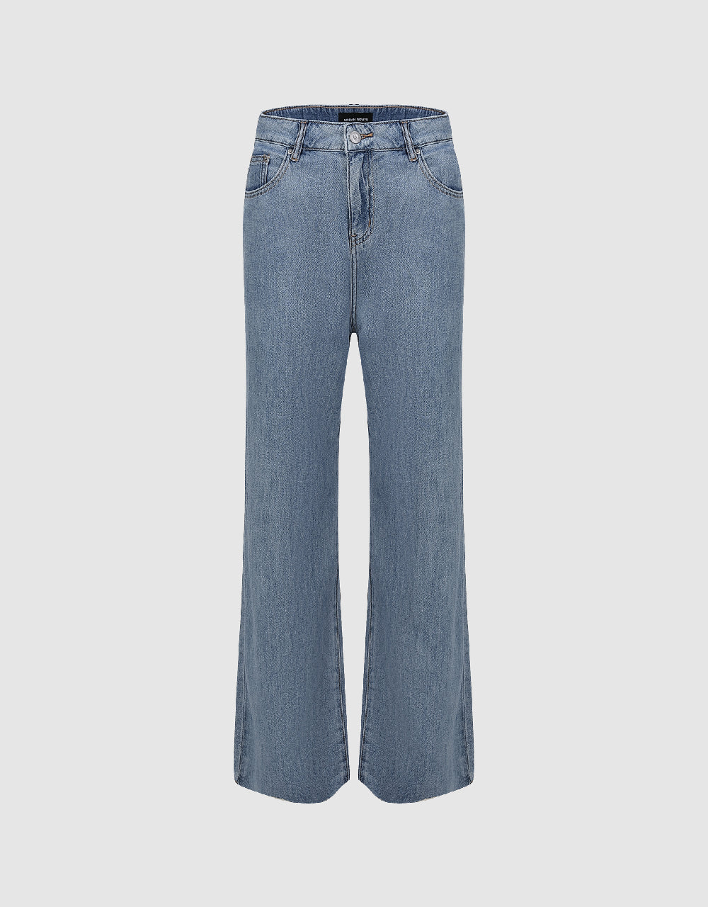 Raw Hem Jeans