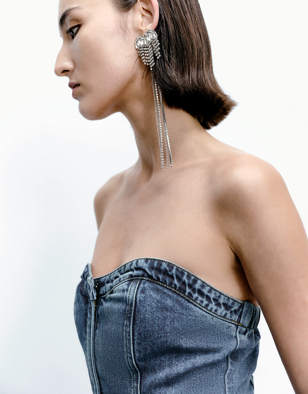 Capri Denim Jumpsuit