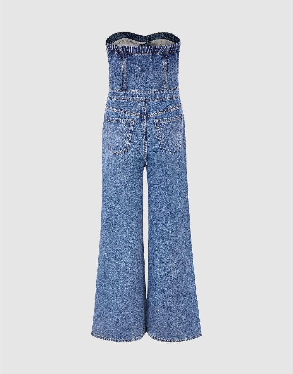 Capri Denim Jumpsuit