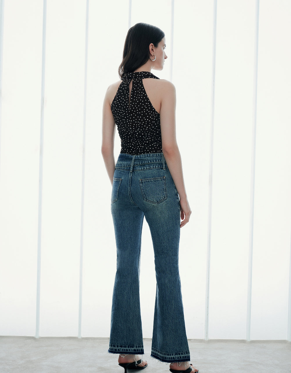 Flare Jeans With Belt