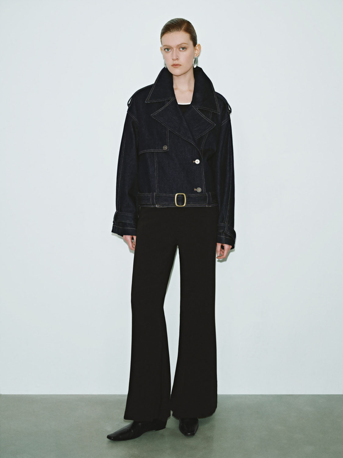 Notched Collar Denim Jackets