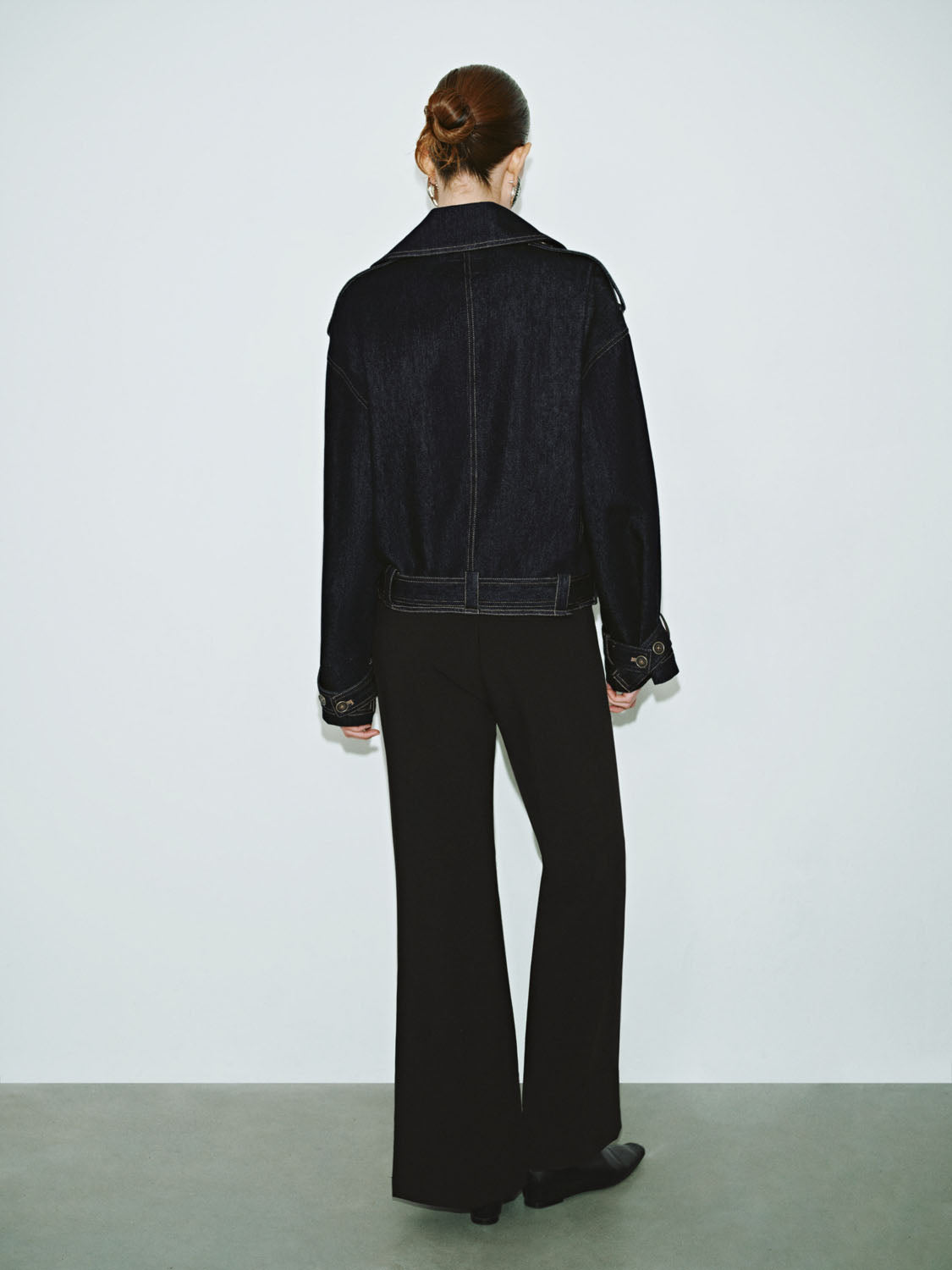 Notched Collar Denim Jackets