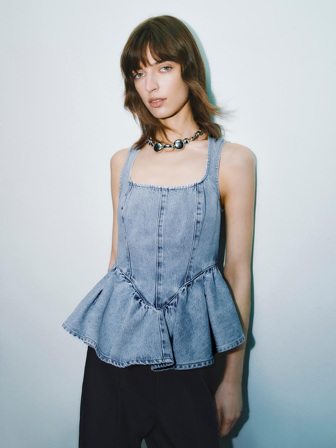 Sleeveless Denim Shirts