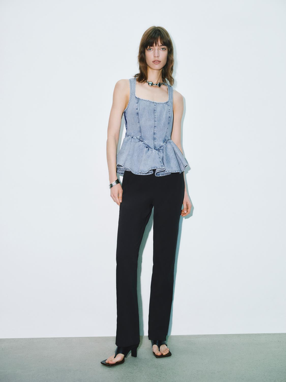 Sleeveless Denim Shirts