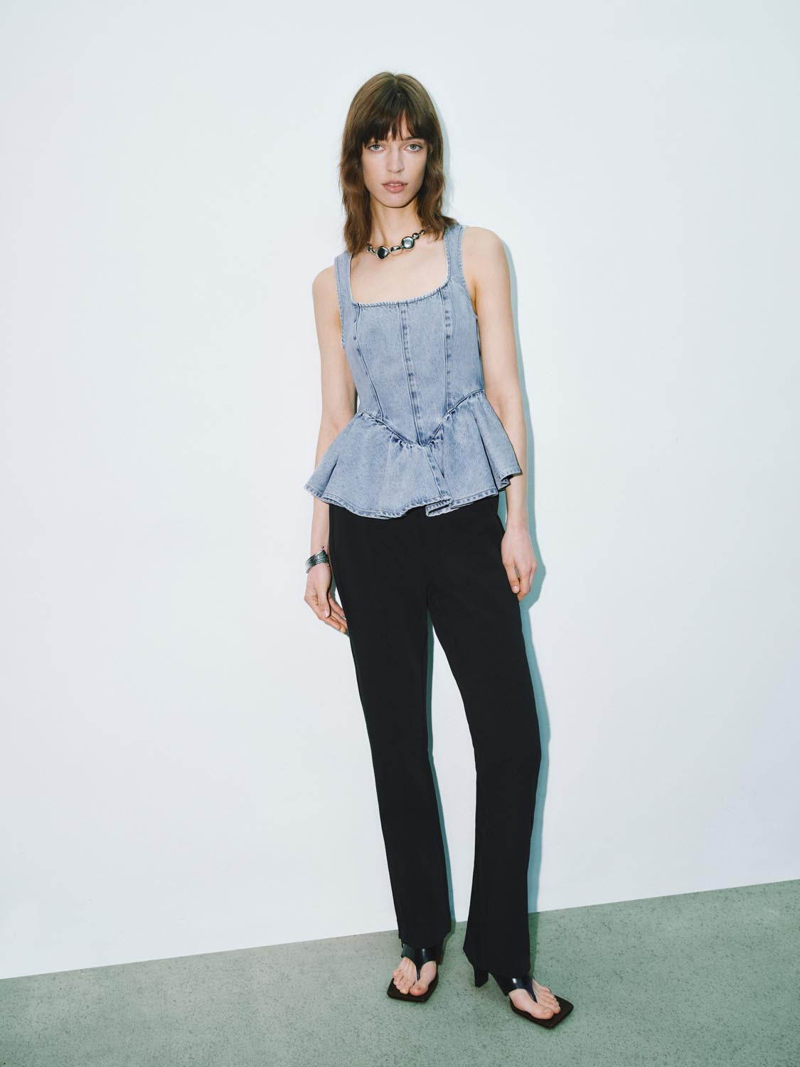 Sleeveless Denim Shirts