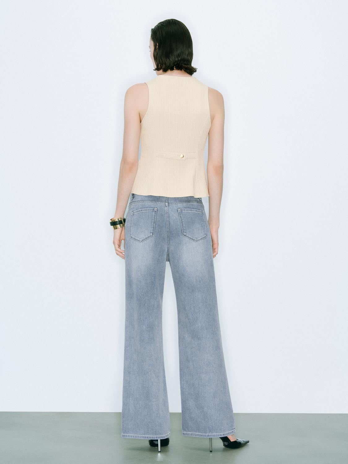 Denim Sleeveless Tops