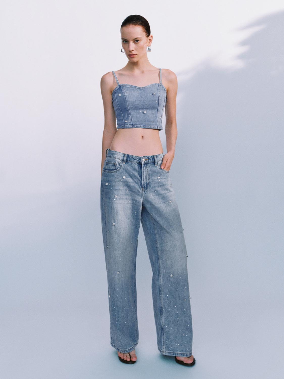 Denim Cami Tops