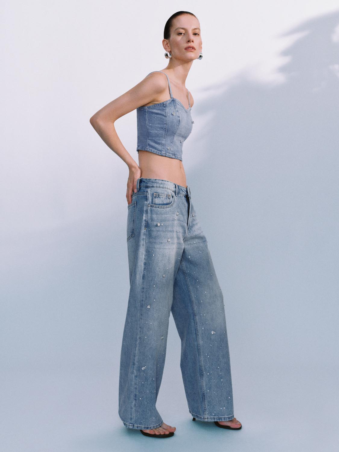 Denim Cami Tops