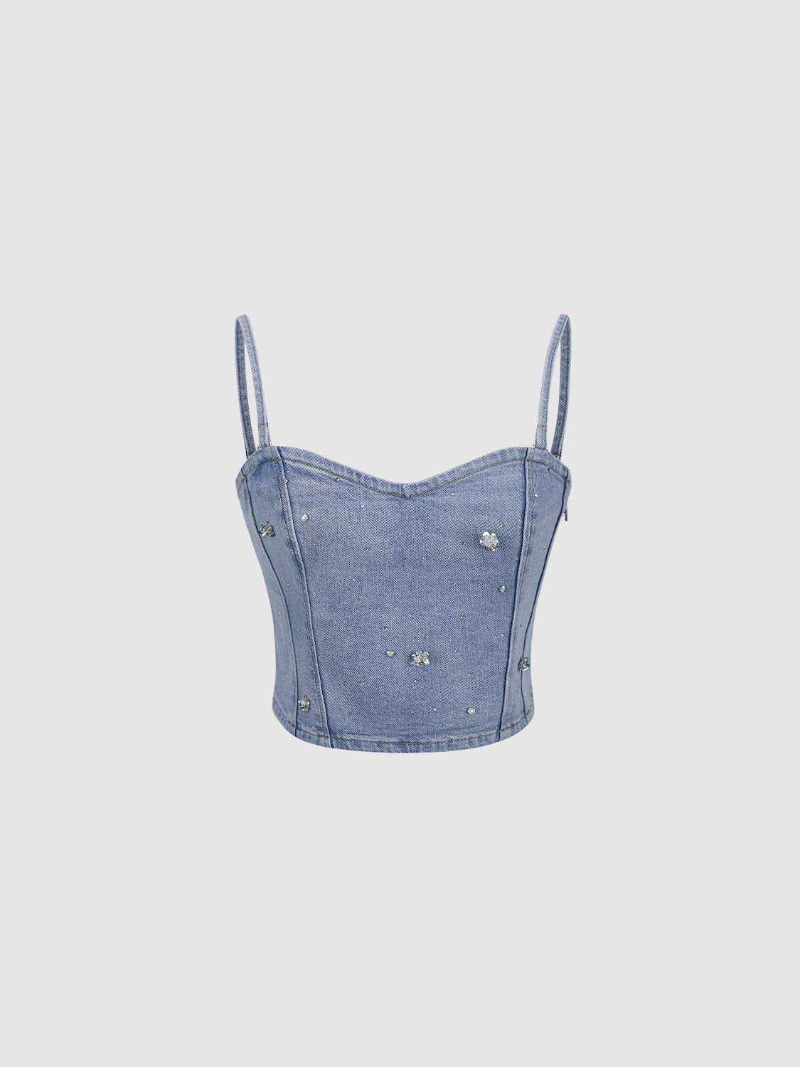 Denim Cami Tops