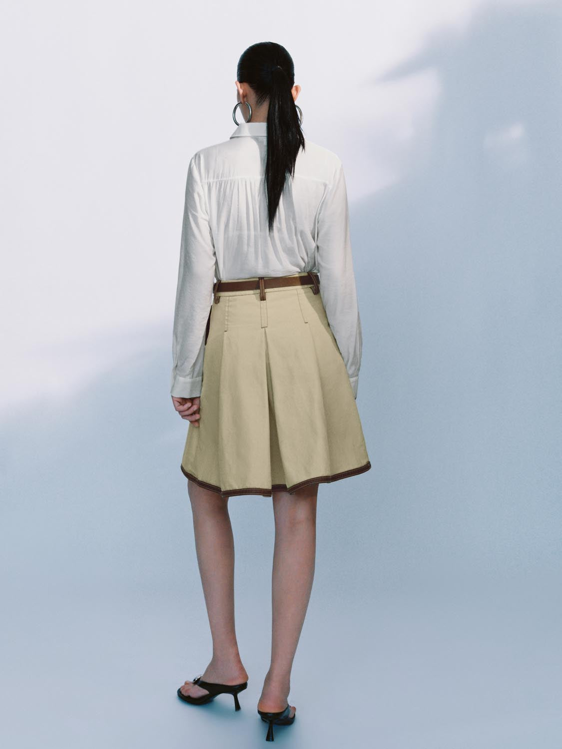 Denim Midi Skirts