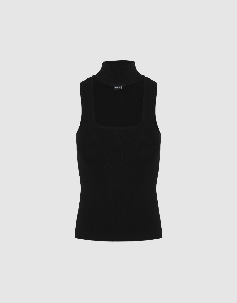 Sleeveless Crew Neck Knitted T-Shirt